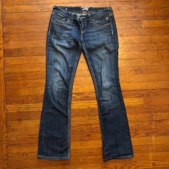 ReRock Express Barely Boot Cut Jeans Size 8L - Picture 1 of 6